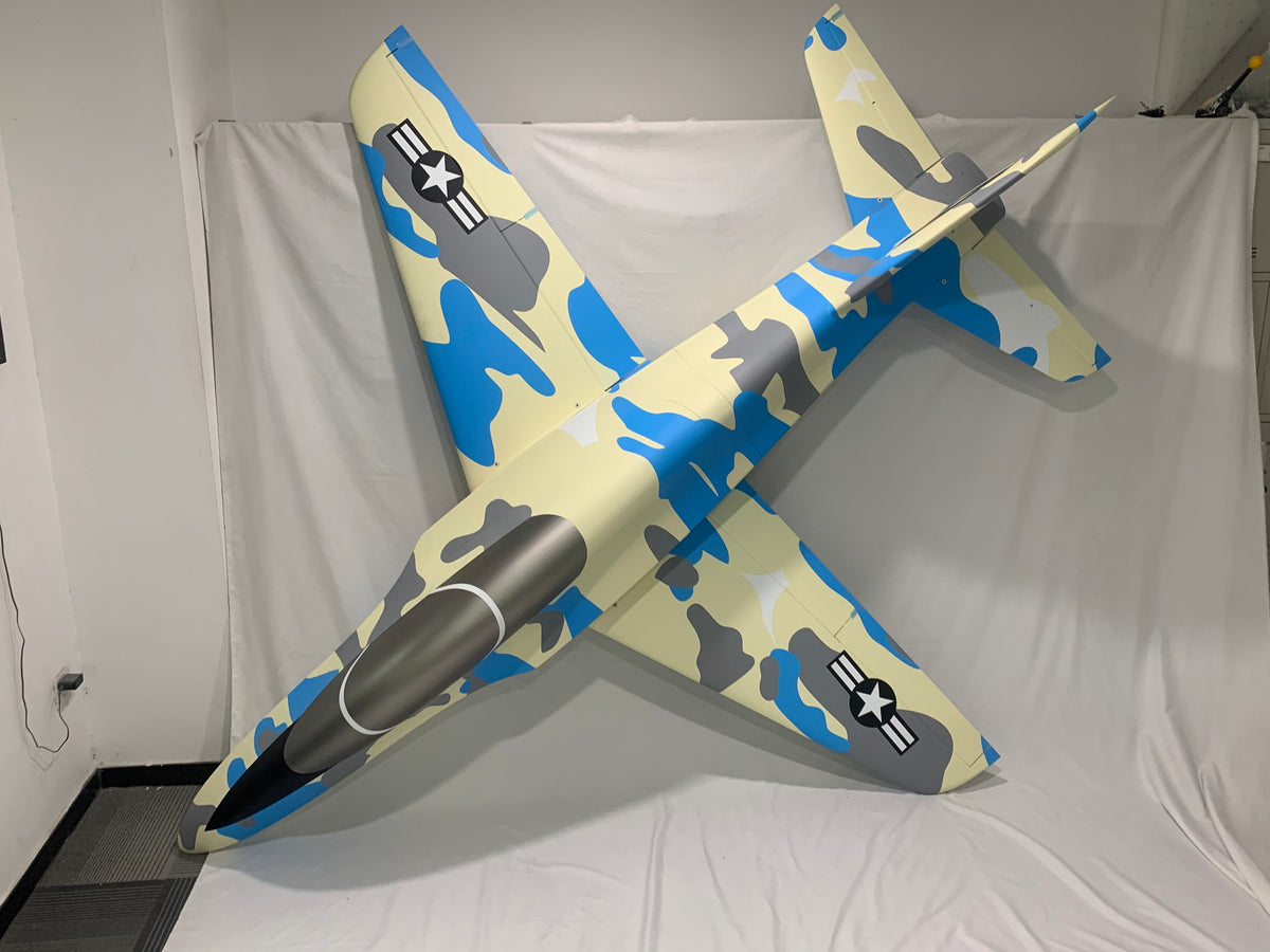 Boomerang Atom Squared Blue Camo PNP - Boomerang RC Jets