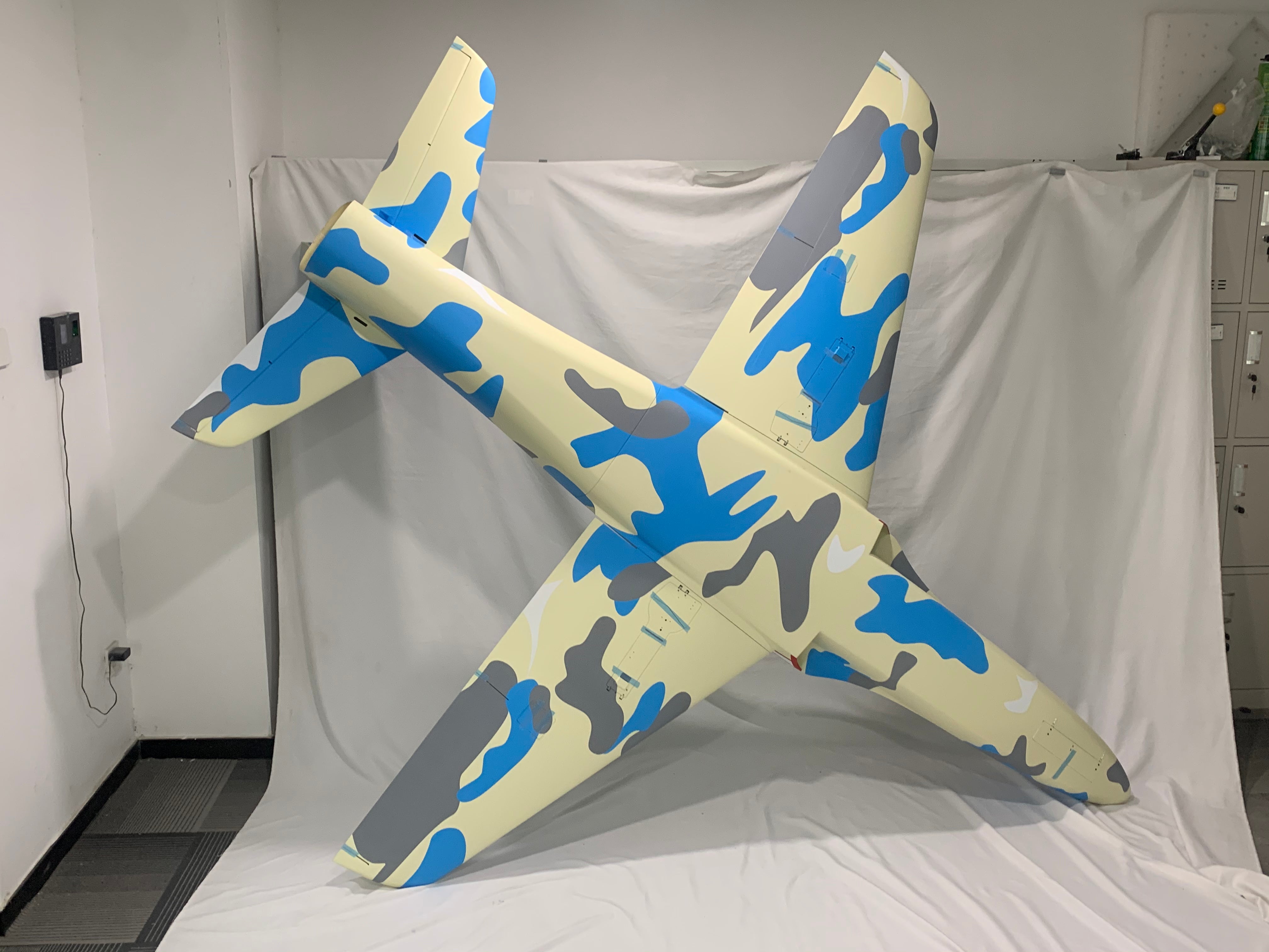 Boomerang Atom Squared Blue Camo - Boomerang RC Jets