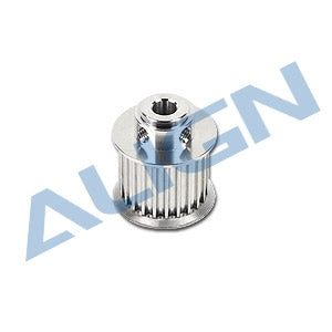 Align TB70 23T Motor Belt Pulley Assembly - HeliDirect