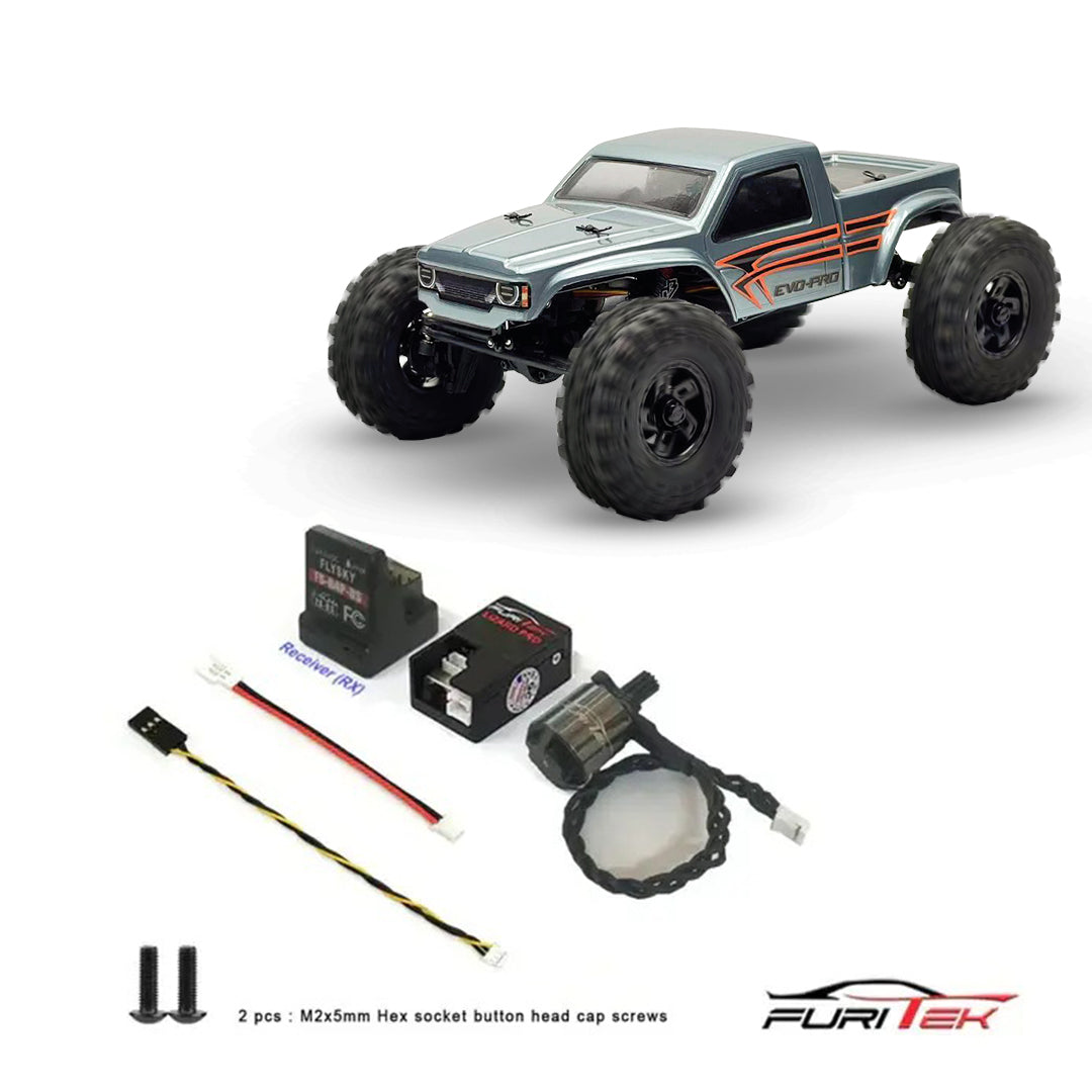 HobbyPlus CR-18P EVO PRO  FURITEK STARTER BRUSHLESS POWER SYSTEM WITH RECEIVER FOR HOBBY PLUS EVO PRO