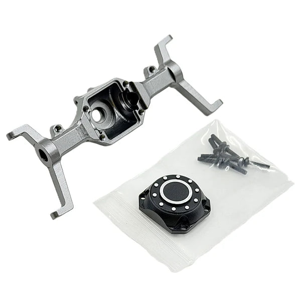 HobbyPlus Machined Aluminum F/R Axle Housing For 6x6/DK4