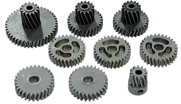 hd gear HobbyPlus Machined Helical HD EVO Transmission Gear Set