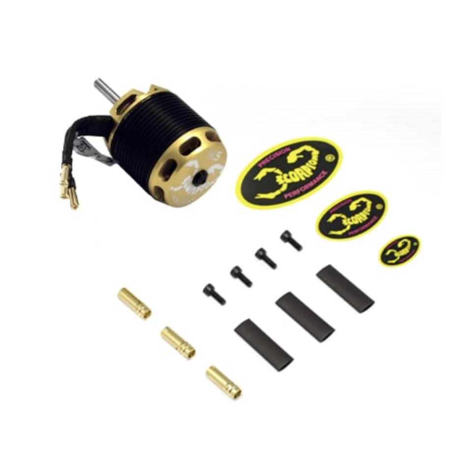 Scorpion HK5-4026-545KV (6x32mm shaft) Helicopter Motor - HeliDirect