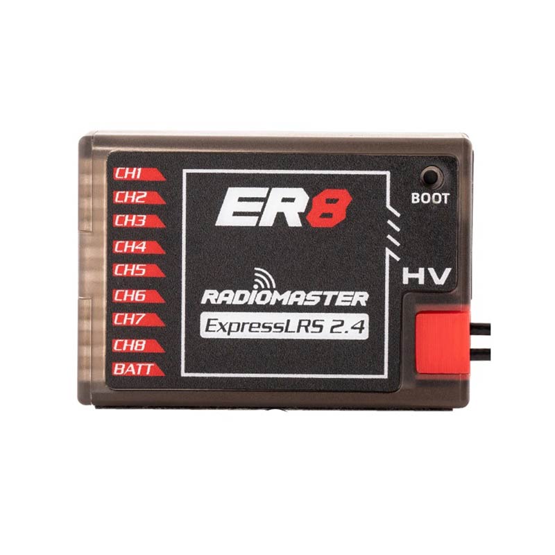 RadioMaster ER8 2.4GHz ELRS PWM Receiver - HeliDirect