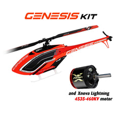 SAB GENESIS SPORT +  Xnova Lightning 4535-460KV Brushless Motor With 6mm Shaft (Shaft A)