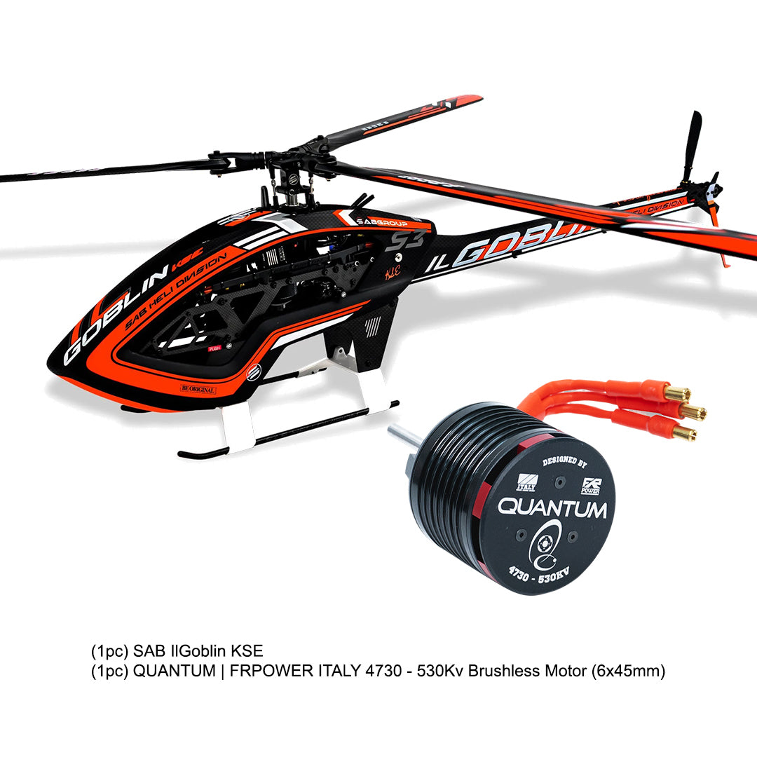 SAB IlGoblin KSE Combo With Quantum 4730 - 530KV Brushless Motor
