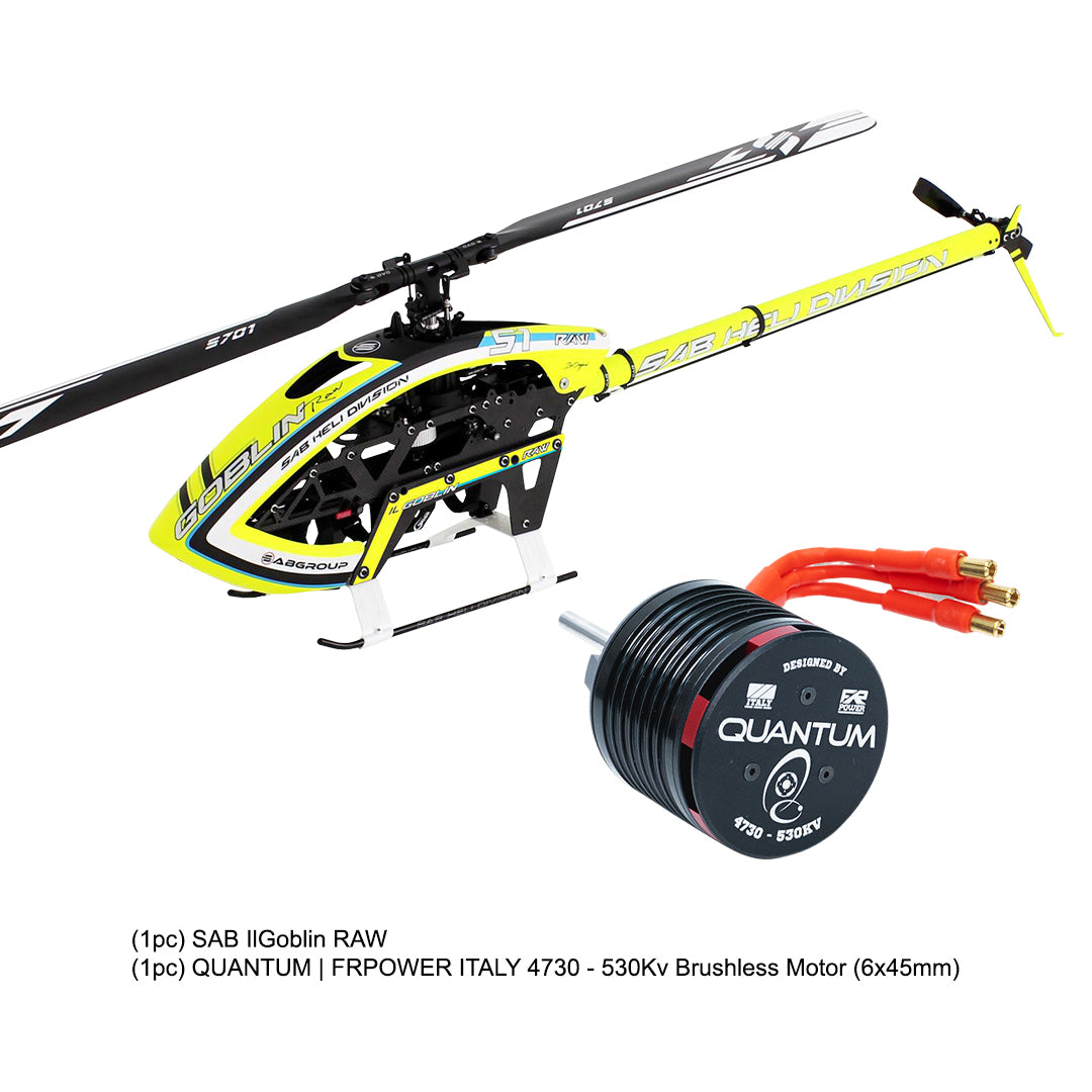 SAB ilGoblin RAW Combo With Quantum 4730 - 530KV Brushless Motor