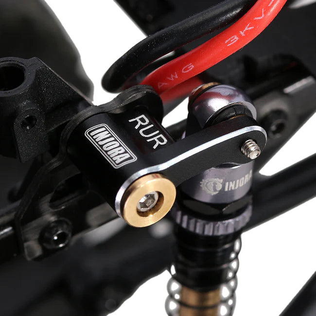 INJORA CNC Aluminum Flex Blades Suspension Travel Extension for 1/24 Axial SCX24 - HeliDirect