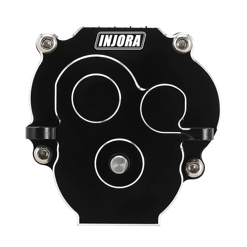 INJORA CNC Aluminum Complete Transmission For 1/18 TRX4M - BLACK - HeliDirect
