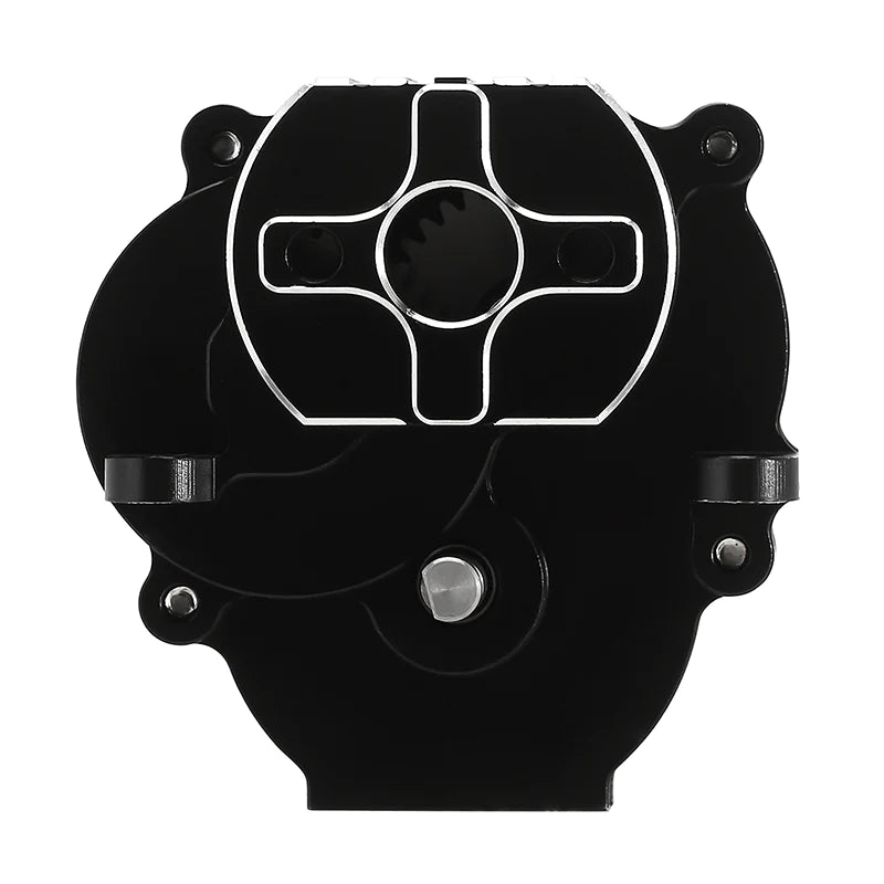 INJORA CNC Aluminum Complete Transmission For 1/18 TRX4M - BLACK - HeliDirect