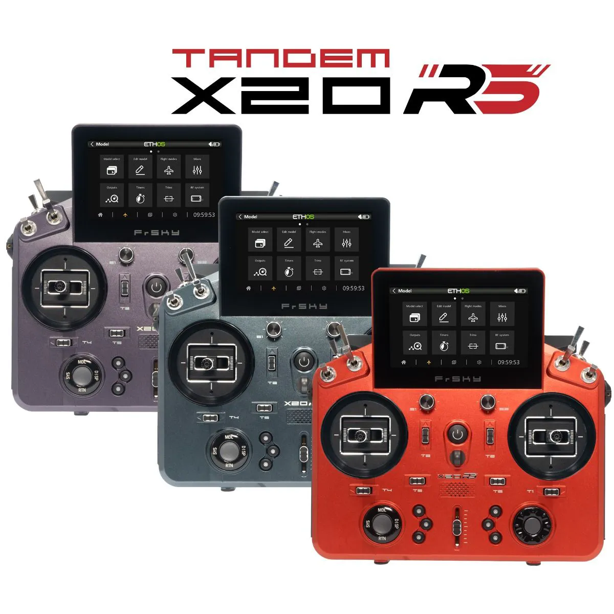 FrSky TANDEM X20 RS Slate Gray - HeliDirect