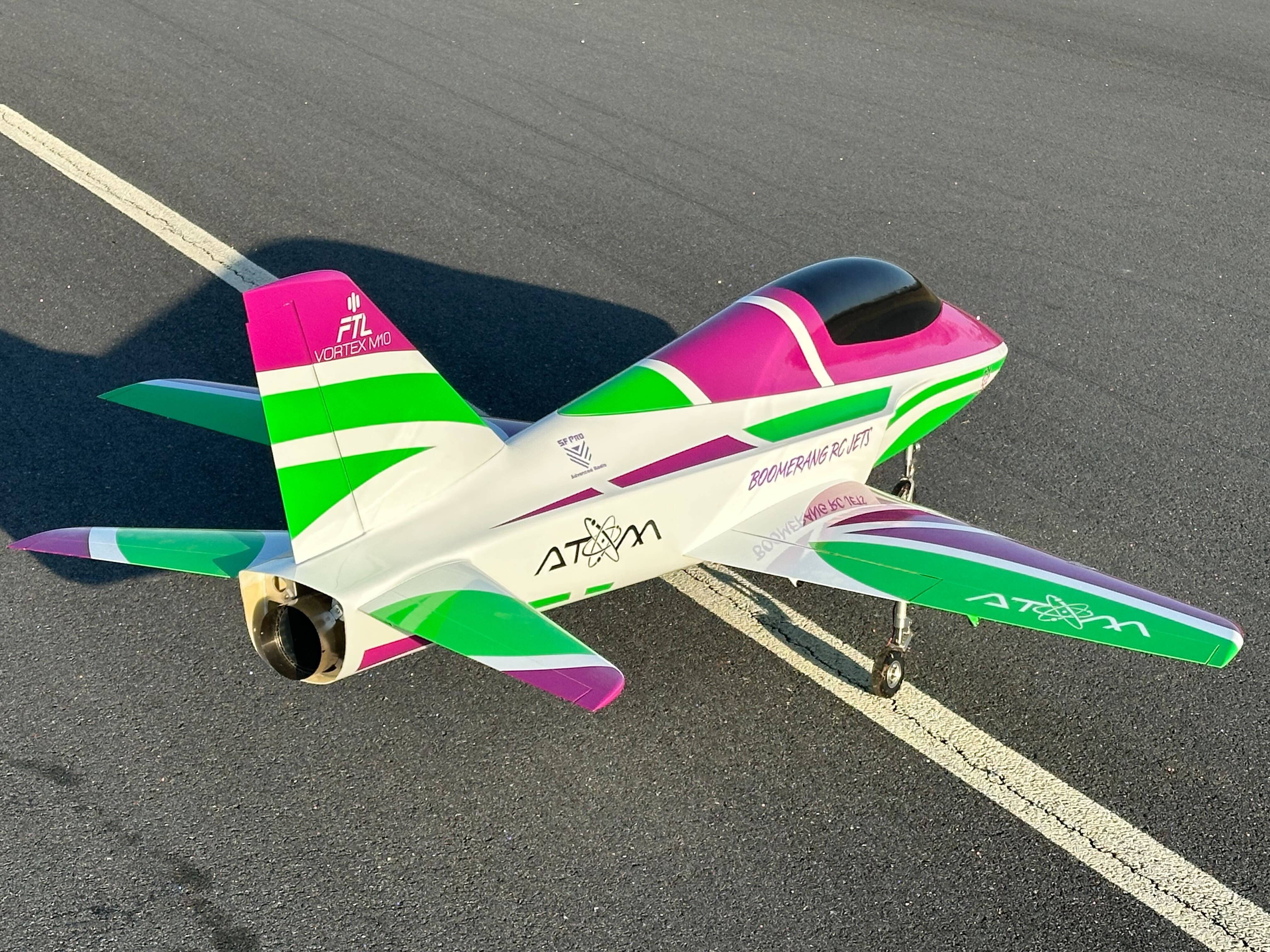 Boomerang Atom - Green / Purple - Boomerang RC Jets