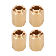 INJORA 4PCS 10mm Brass Wheel Hex Hub Extenders For 1/18 Redcat Ascent18 - HeliDirect