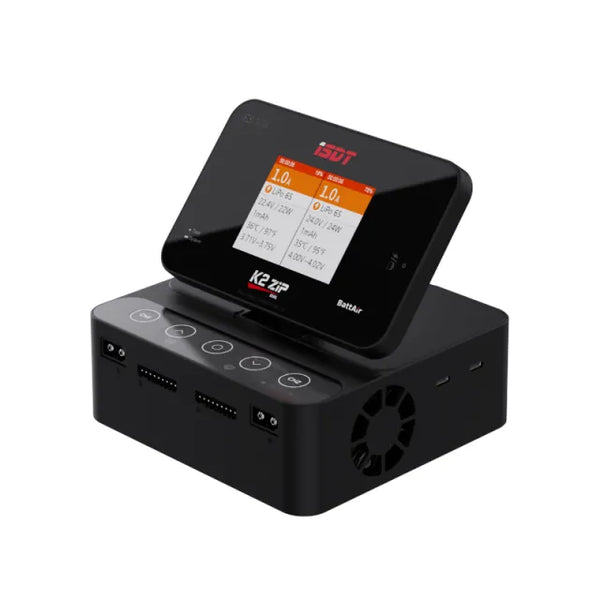 ISDT K2 Zip Dual Smart Charger AC 1-8S 200W / DC 500W x2 – HeliDirect