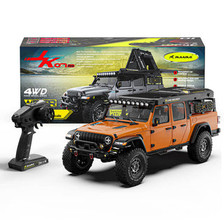 Rlaarlo 1/7 Scale 4WD Brushed RC Crawler JK07Pro - Orange