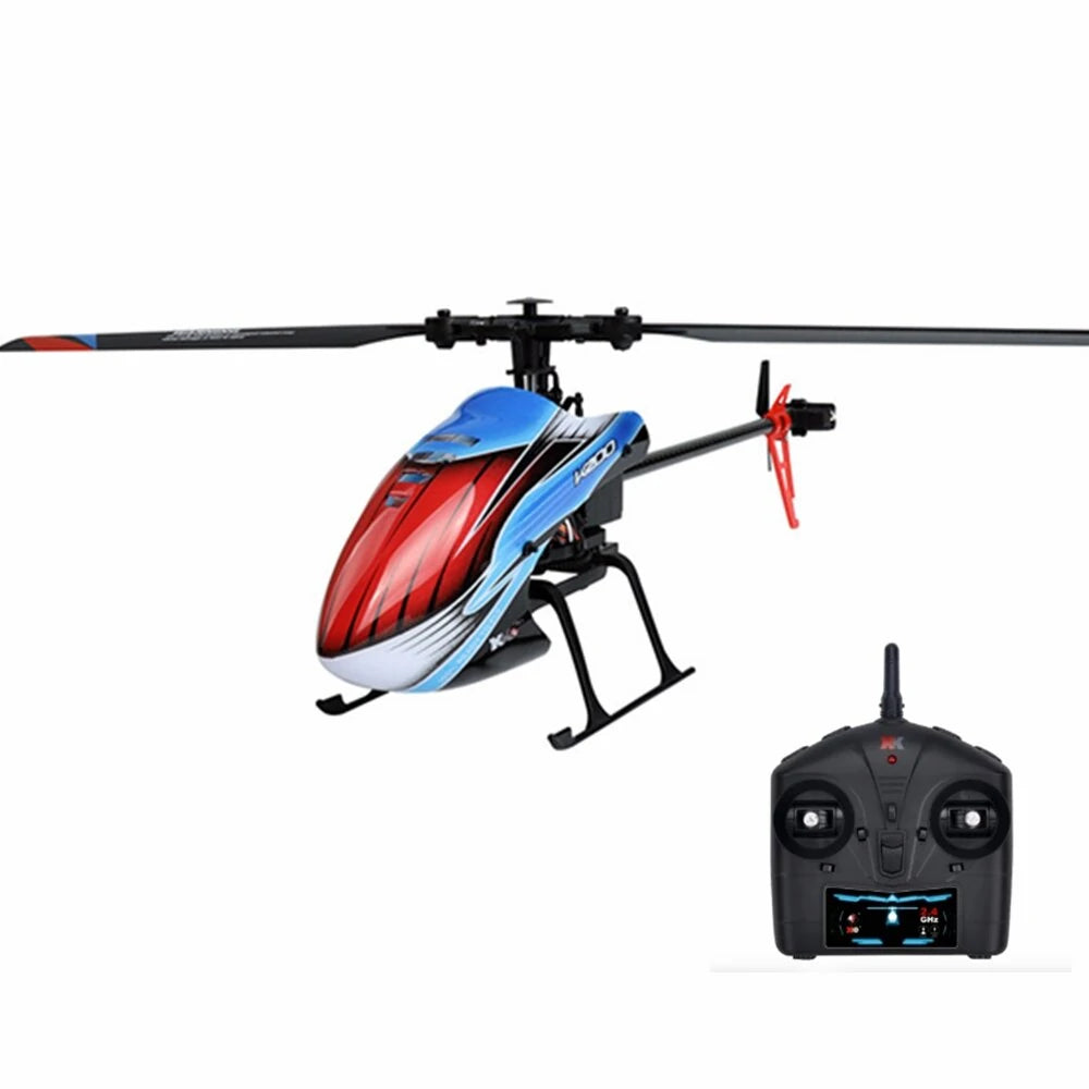 XK K200 4CH Flybarless RC Helicopter with 6-Axis Gyro Altitude Hold Optical Flow Localization - RTF (Ready To Fly) - HeliDirect
