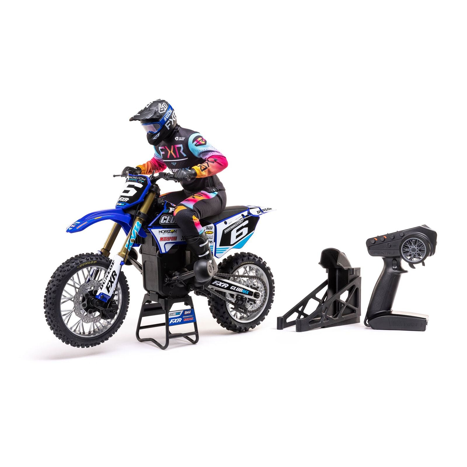 Losi 1/4 Promoto-MX Motorcycle RTR, Club MX - BLUE - HeliDirect