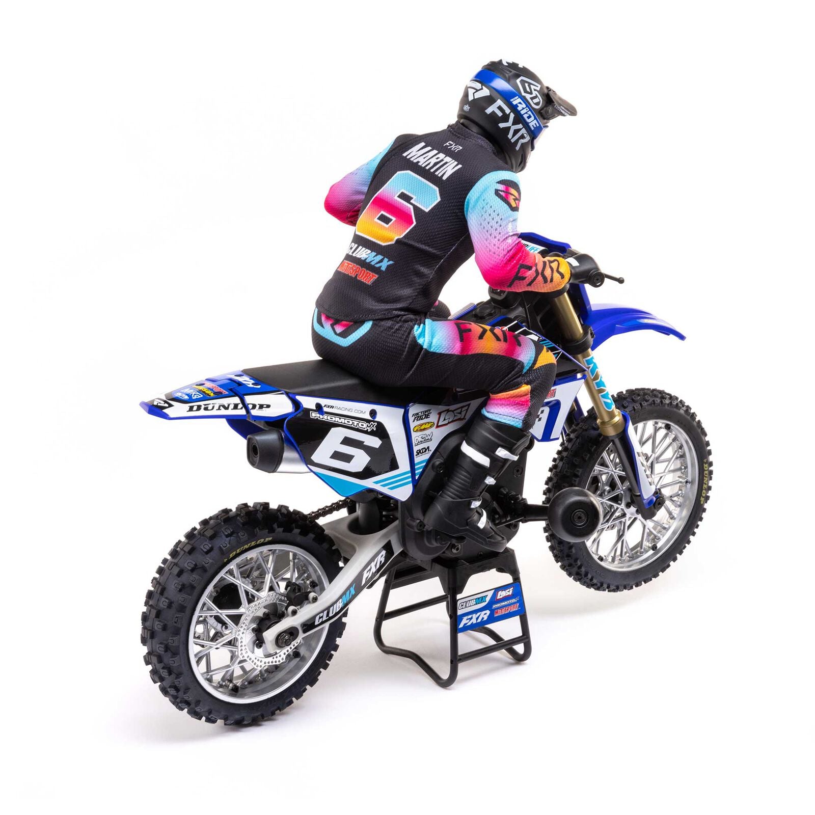 Losi 1/4 Promoto-MX Motorcycle RTR, Club MX - BLUE - HeliDirect