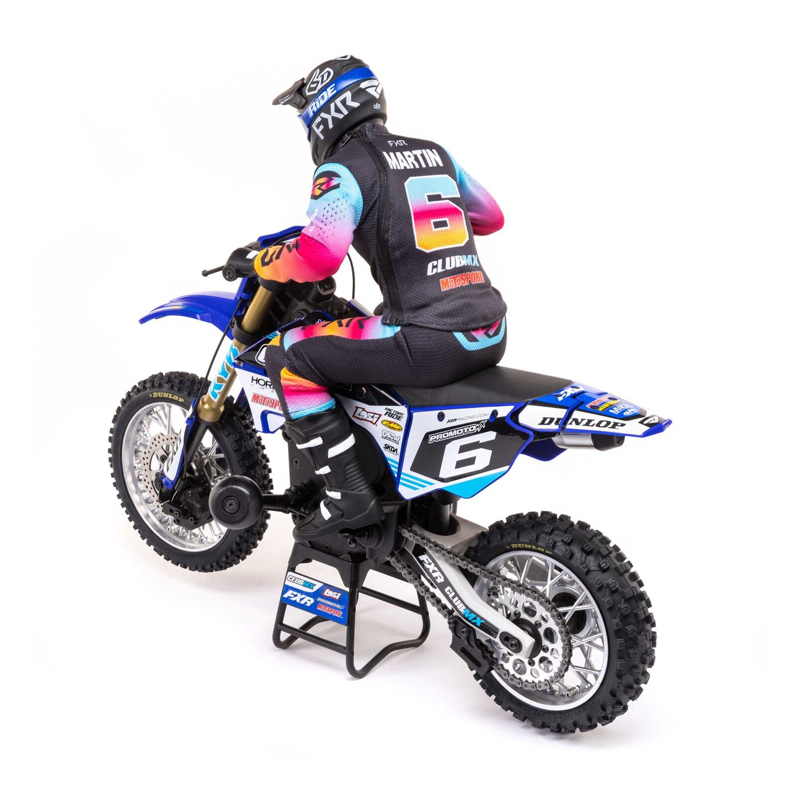 Losi 1/4 Promoto-MX Motorcycle RTR, Club MX - BLUE - HeliDirect