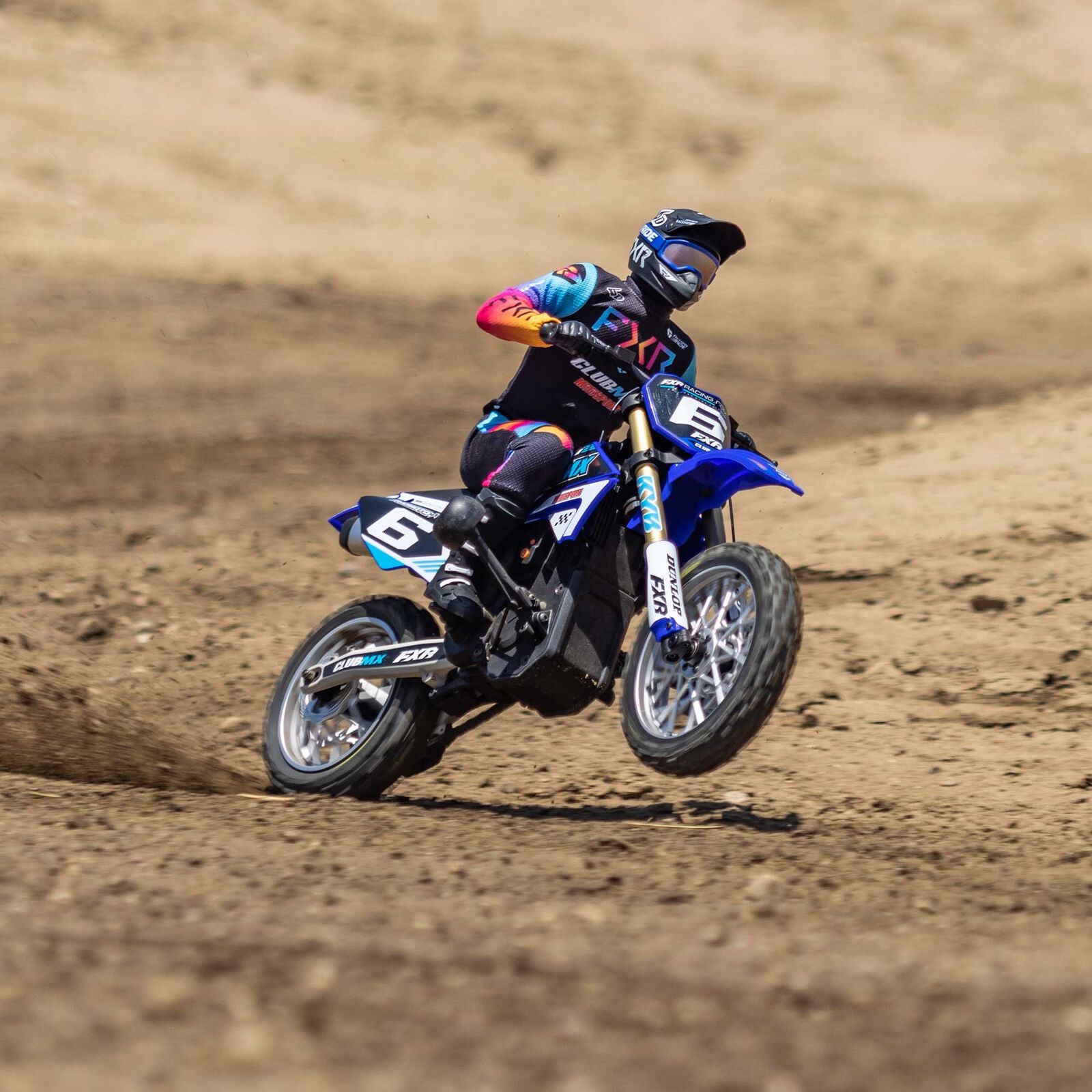 Losi 1/4 Promoto-MX Motorcycle RTR, Club MX - BLUE - HeliDirect