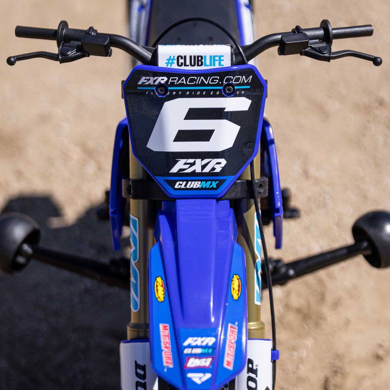 Losi 1/4 Promoto-MX Motorcycle RTR, Club MX - BLUE - HeliDirect