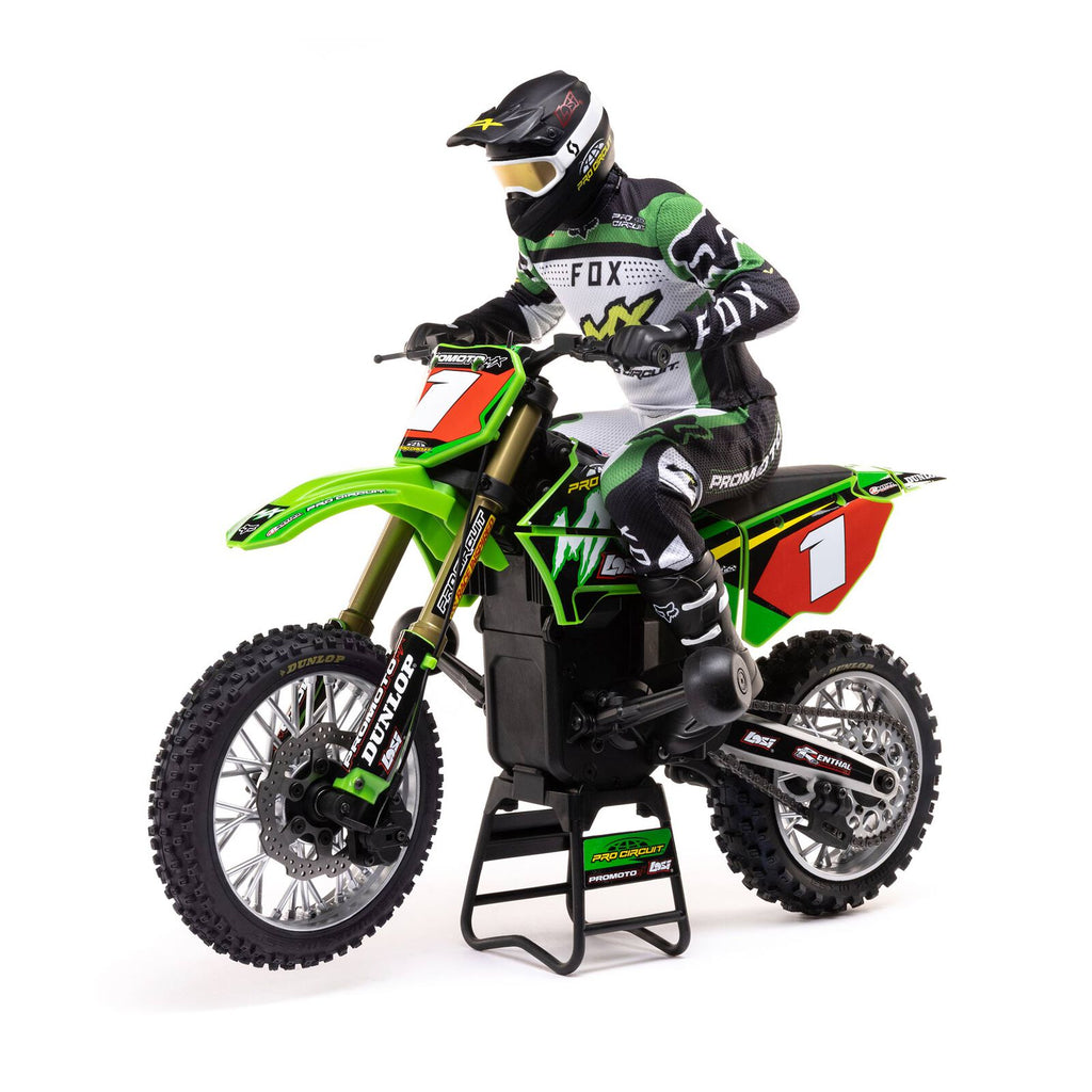 Losi 1/4 Promoto-MX Motorcycle RTR with Battery and Charger, Pro