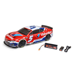 Losi 1/12 NASCAR RC Racecar Kyle Larson No. 5 Valvoline 2025 Chevrolet Camaro ZL1 2S AWD RTR Brushed On-Road (Battery & Charger Included)