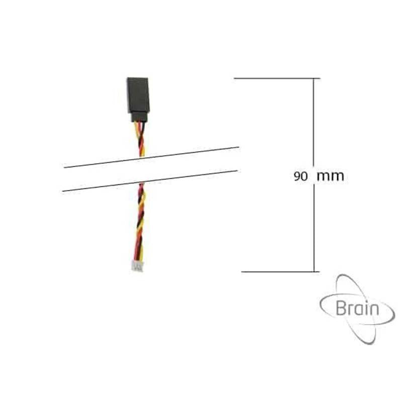External Variometer or Governor JR/Futaba to JST Adapter Cable 90mm