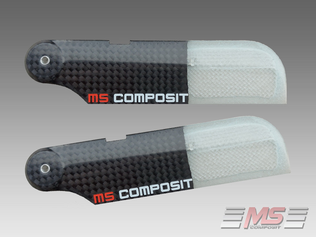 MS Composit CFC Tail NIGHT Blades 115 mm/5/3 FC - Green - HeliDirect