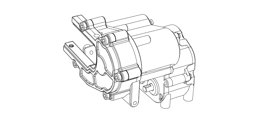 MJX HYPER GO Gear Box Component For H8P, H8E & H8H
