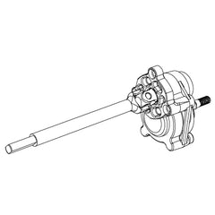 MJX HYPER Left Rear Axle Assembly For H8E & H8H