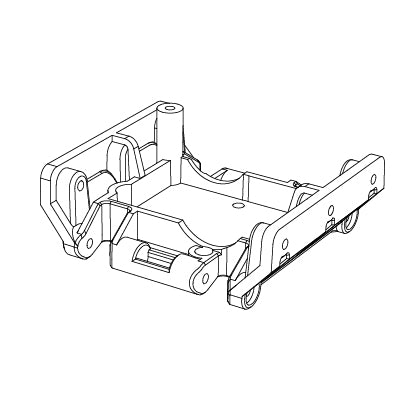 MJX HYPER GO Gearbox Mount For H8P, H8E & H8H