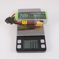 Pulse 1800mah 50C 11.1V 3S P-Tech Lipo Battery - XT60 Connector