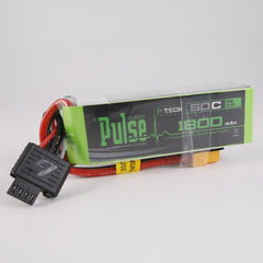 Pulse 1800mah 50C 11.1V 3S P-Tech Lipo Battery - XT60 Connector