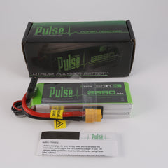 PULSE 2250mAh 50C 11.1V 3S P-Tech LiPo Battery - XT60 Connector