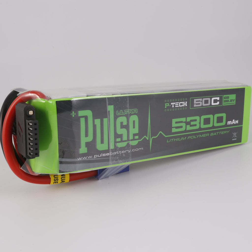 PULSE 5300mAh 50C 22.2V 6S P-Tech  LiPo Battery - EC5 Connector
