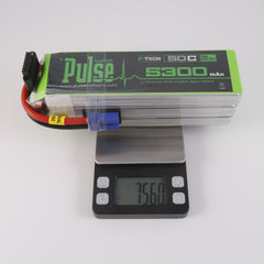 PULSE 5300mAh 50C 22.2V 6S P-Tech  LiPo Battery - EC5 Connector