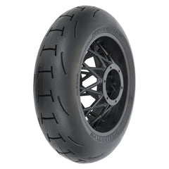 Pro-Line 1/4 Supermoto 2.0 S3 Rear Tire MTD Black Supermoto Wheel for MX/SM