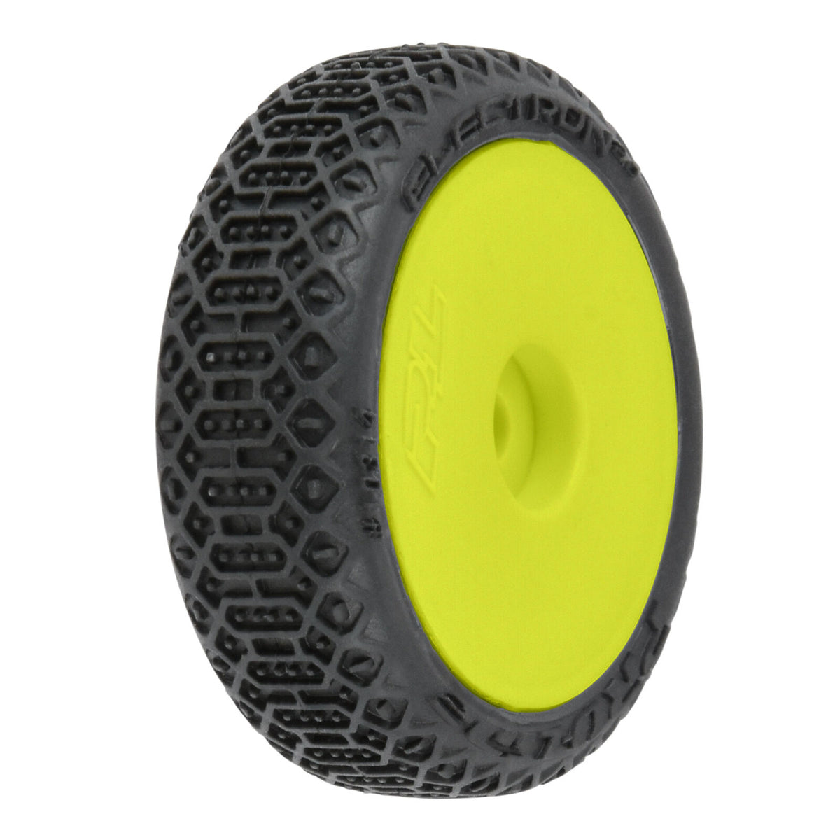 Pro-Line 1/24 Electron 2.0 Buggy F/R Tires Mounted 7mm Yellow (4): Micro-B