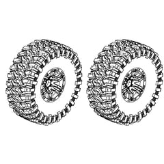 MJX HYPER GO Tires For H8E & H8H