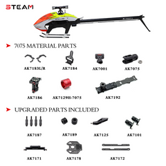 SteamRC AK700 PRO Upgraded Helicopter Kit (W/O Blades)