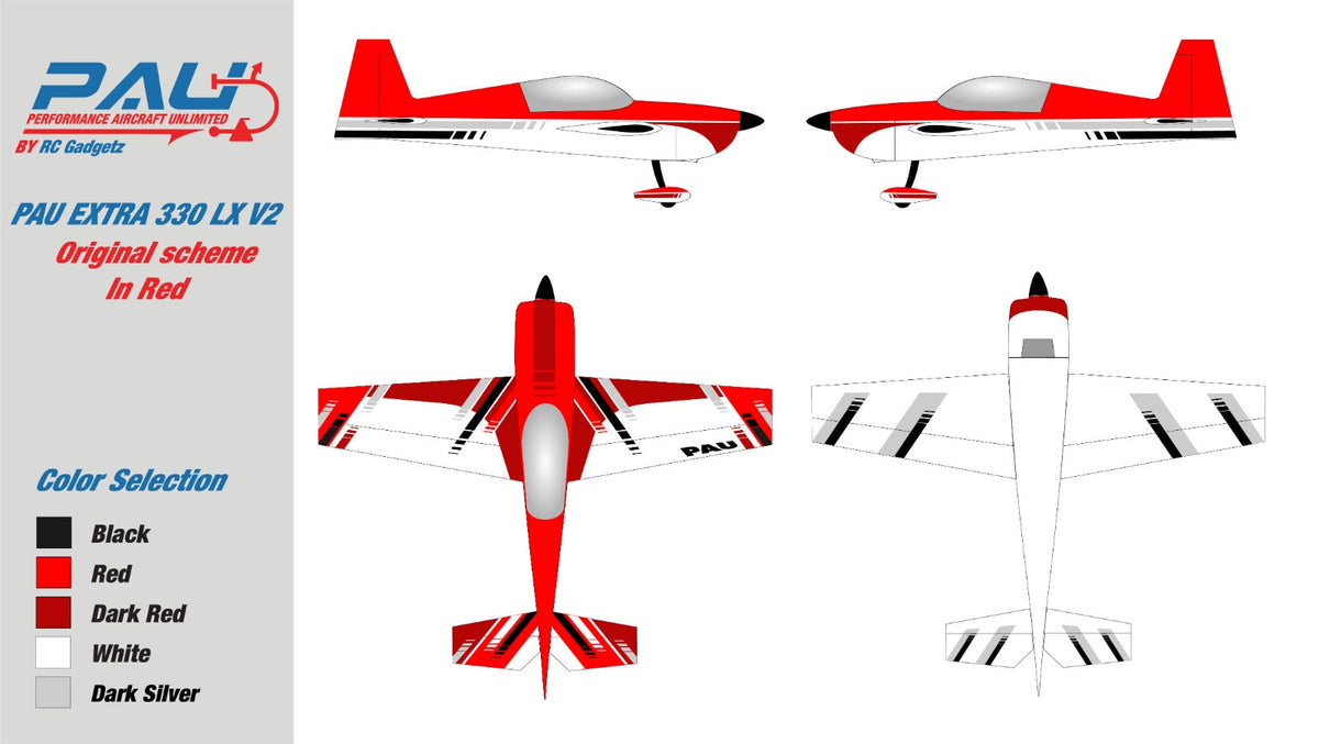 PAU Extra 330LX 70cc – Red