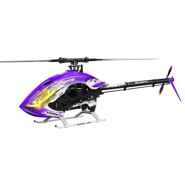 Goosky RS7 ULTRA Helicopter Kit with Azure 700/105 Blades - Purple