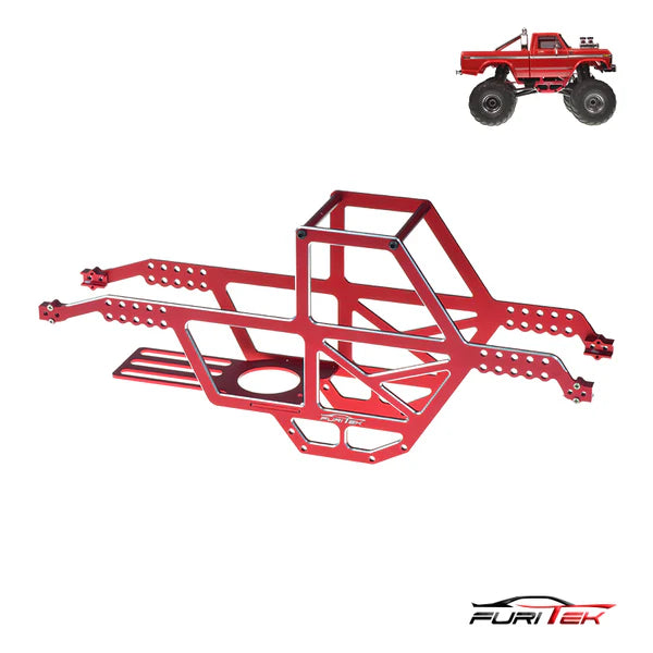 FURITEK RAMPART FRAME KIT FOR TRX4MT RED VERSION | HeliDirect
