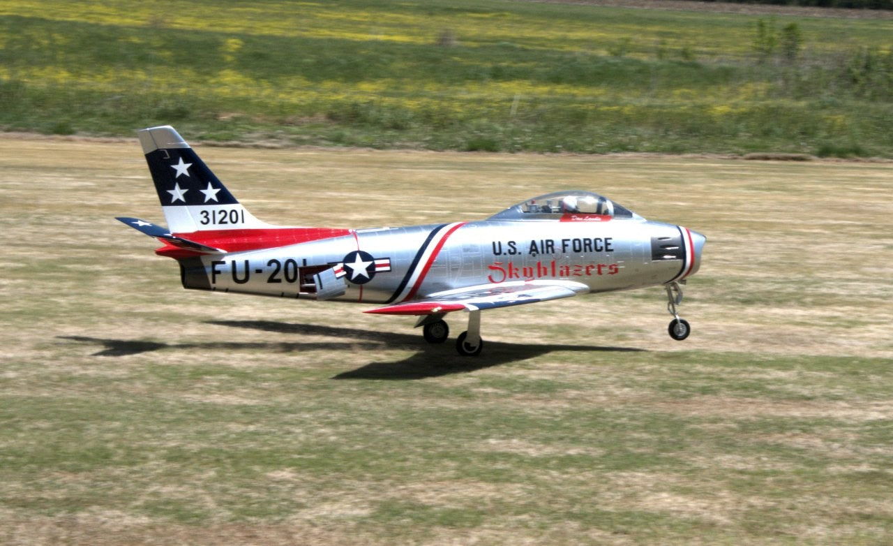 Global Aerojet Super Scale F-86F PNP 3.1M (1/3.75) Turbine Jet - Boomerang RC Jets