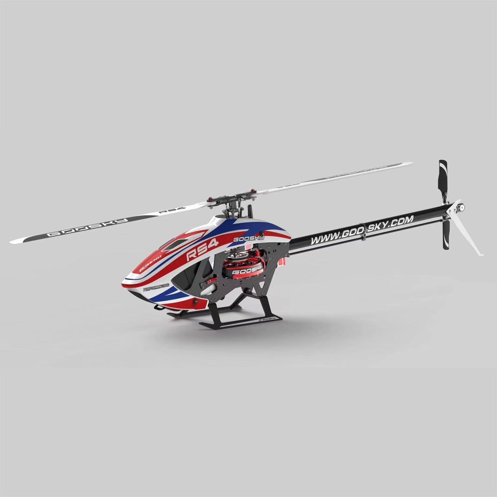 Goosky Legend RS4 Venom Helicopter Kit with Motor - White (Unassembled) - HeliDirect