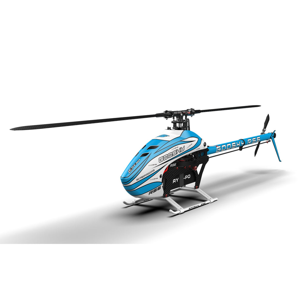 Goosky Legend RS6 Helicopter Kit w/o Blades - Blue (Unassembled)