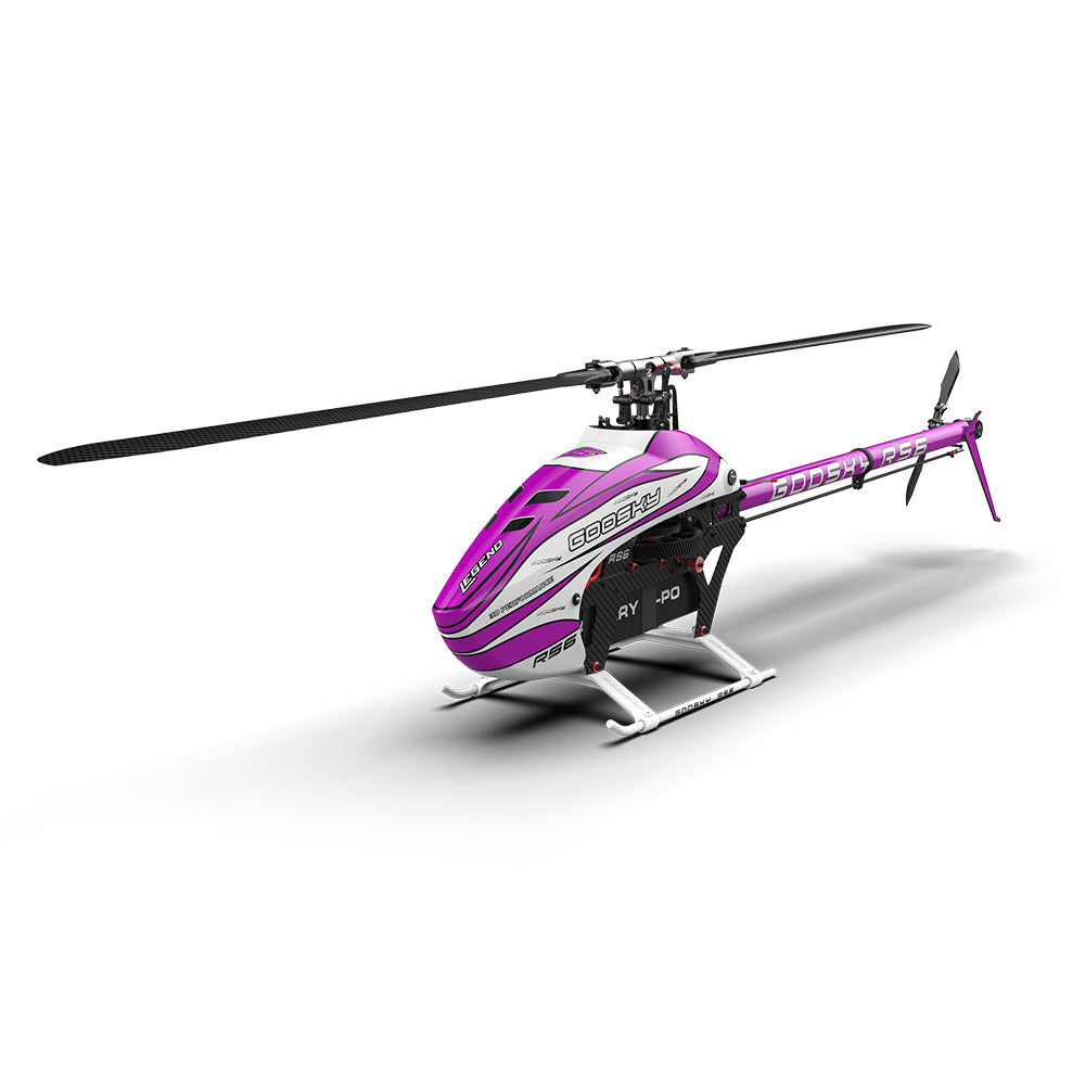 Goosky Legend RS6 Helicopter Kit w/o Blades - Purple (Unassembled)