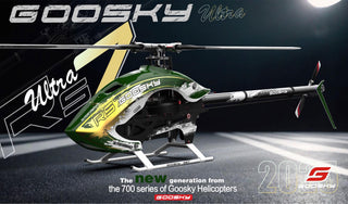 Goosky RS7 ULTRA Helicopter Kit w/o Blades - Green