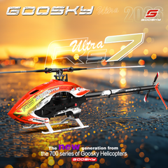 Goosky RS7 ULTRA Helicopter Kit w/o Blades - Orange